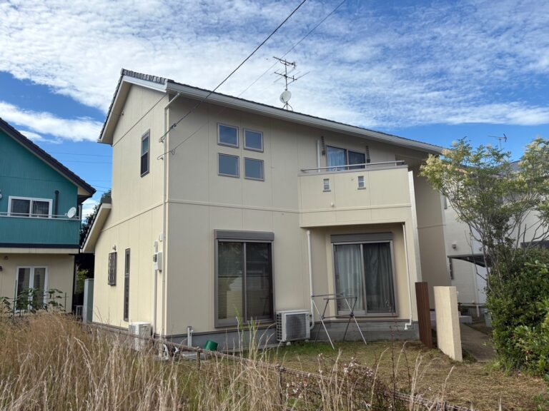 施工後の戸建て住宅外観(菊池郡菊陽町光の森)